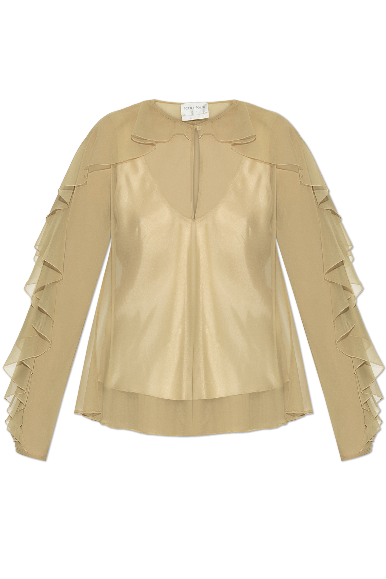 Forte_forte Two-piece top with ruffle | Women's | Vitkac